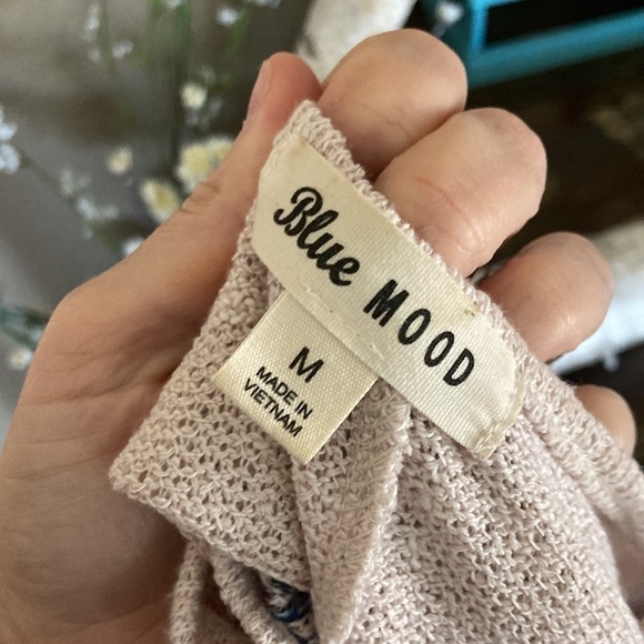 Blue mood sweater women’s size medium - Picture 9 of 11